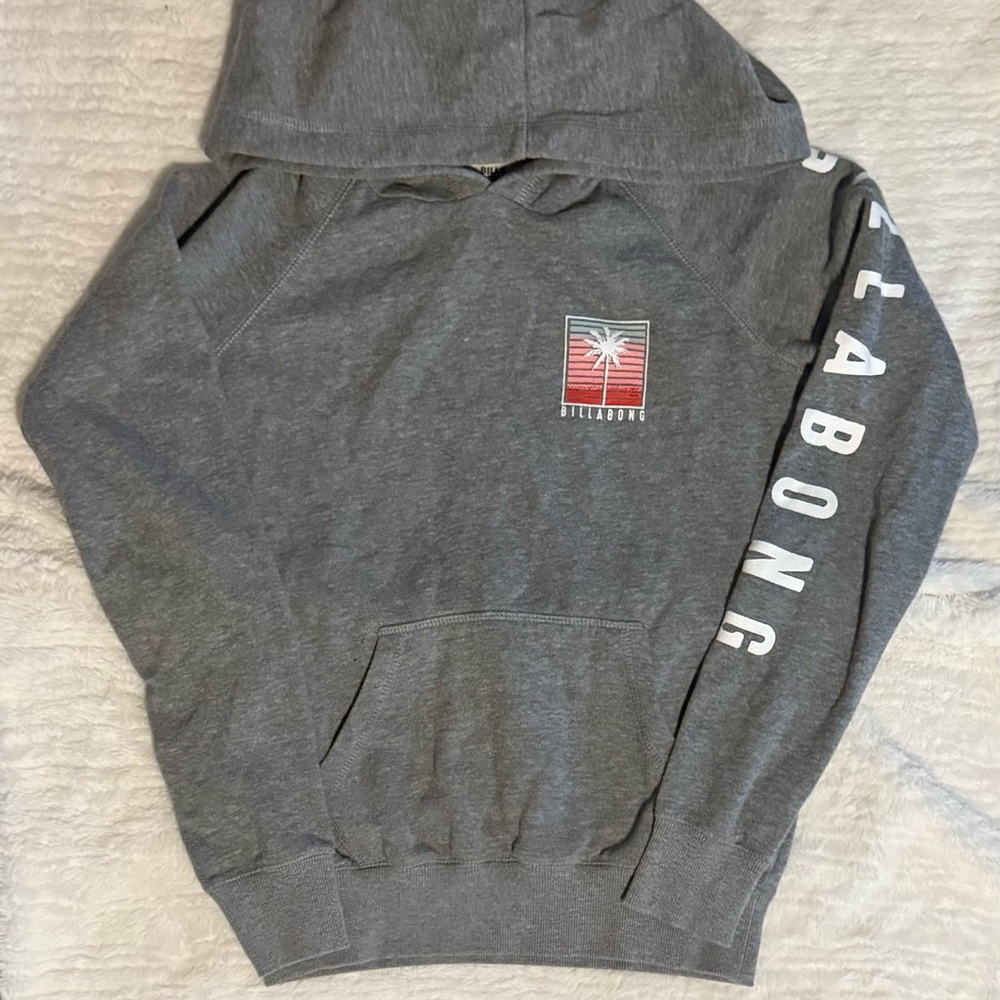 Billabong Charcoal Hoodie with Logo